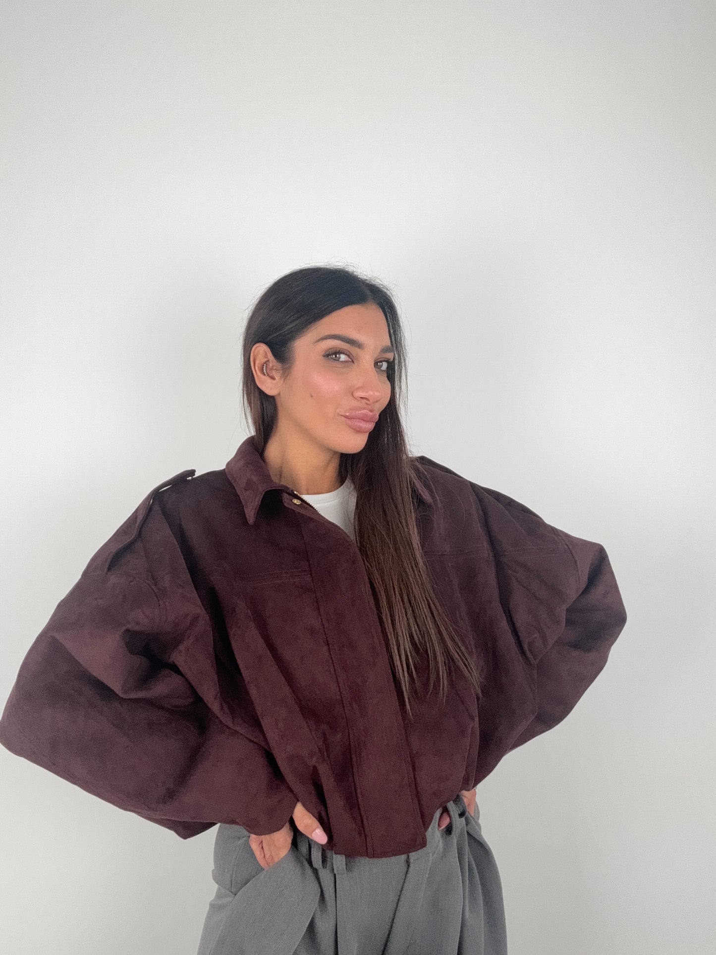 Giubbotto in Ecorenna imbottito internamente