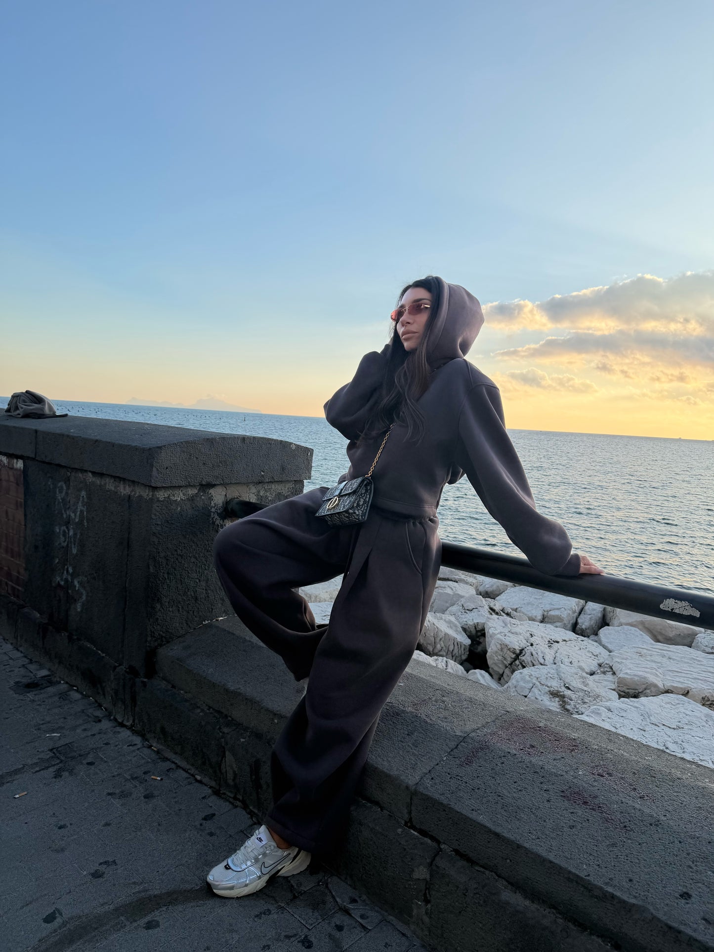 Tuta JustWest cappuccio