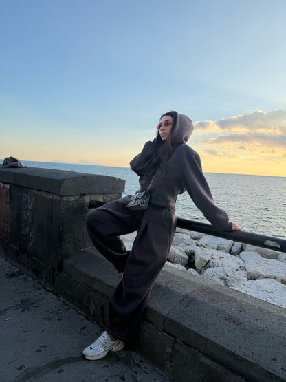 Tuta JustWest cappuccio