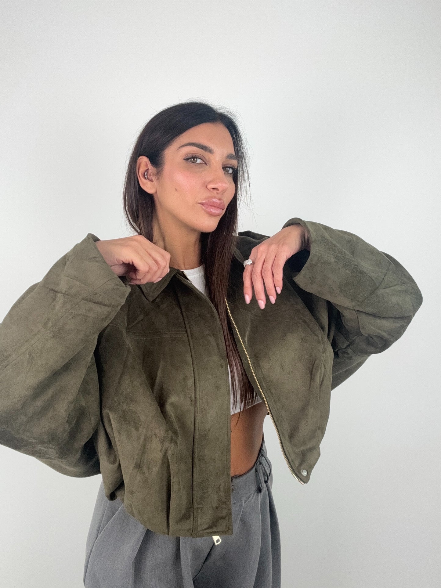 Giubbotto in Ecorenna imbottito internamente