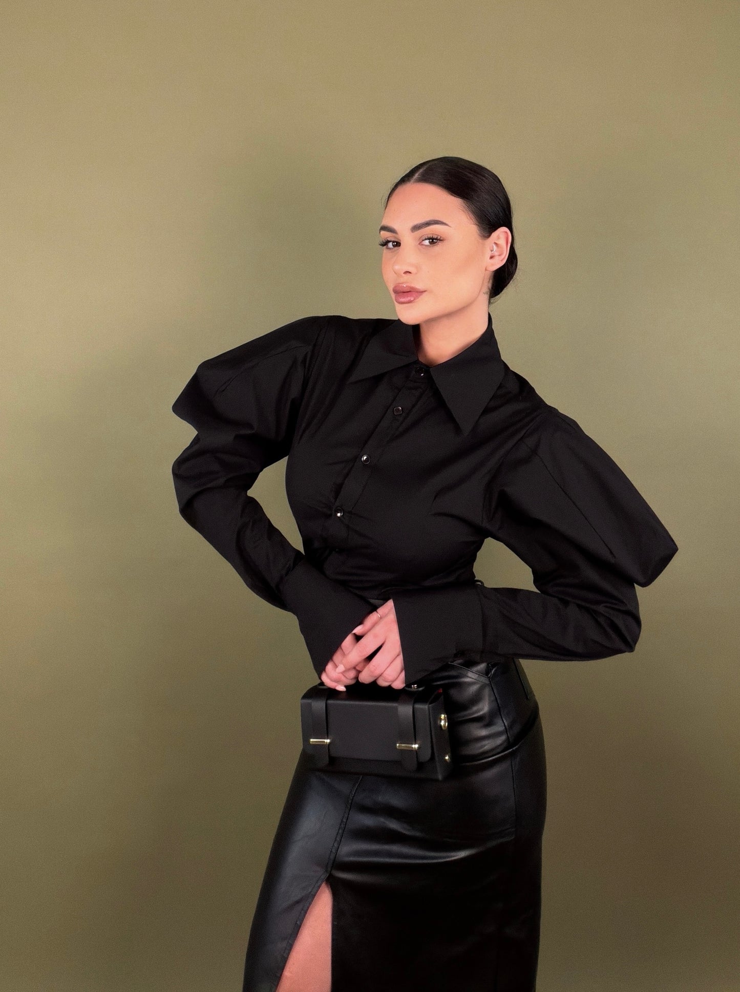 Camicia Manica Balloon