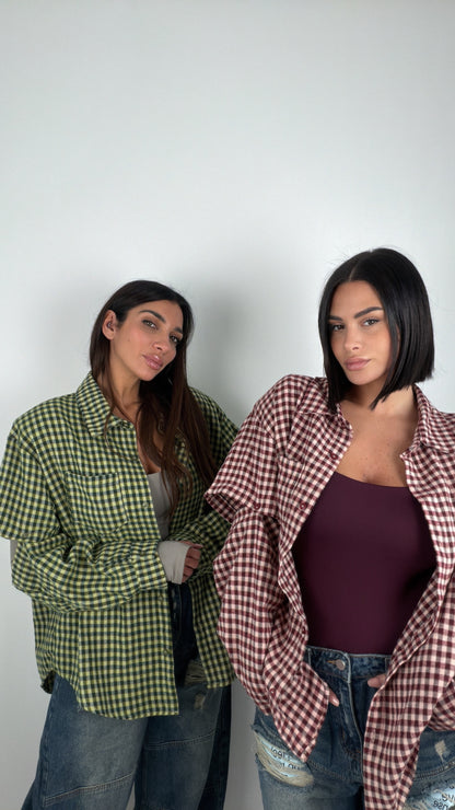 Camicia Quadri con spalline