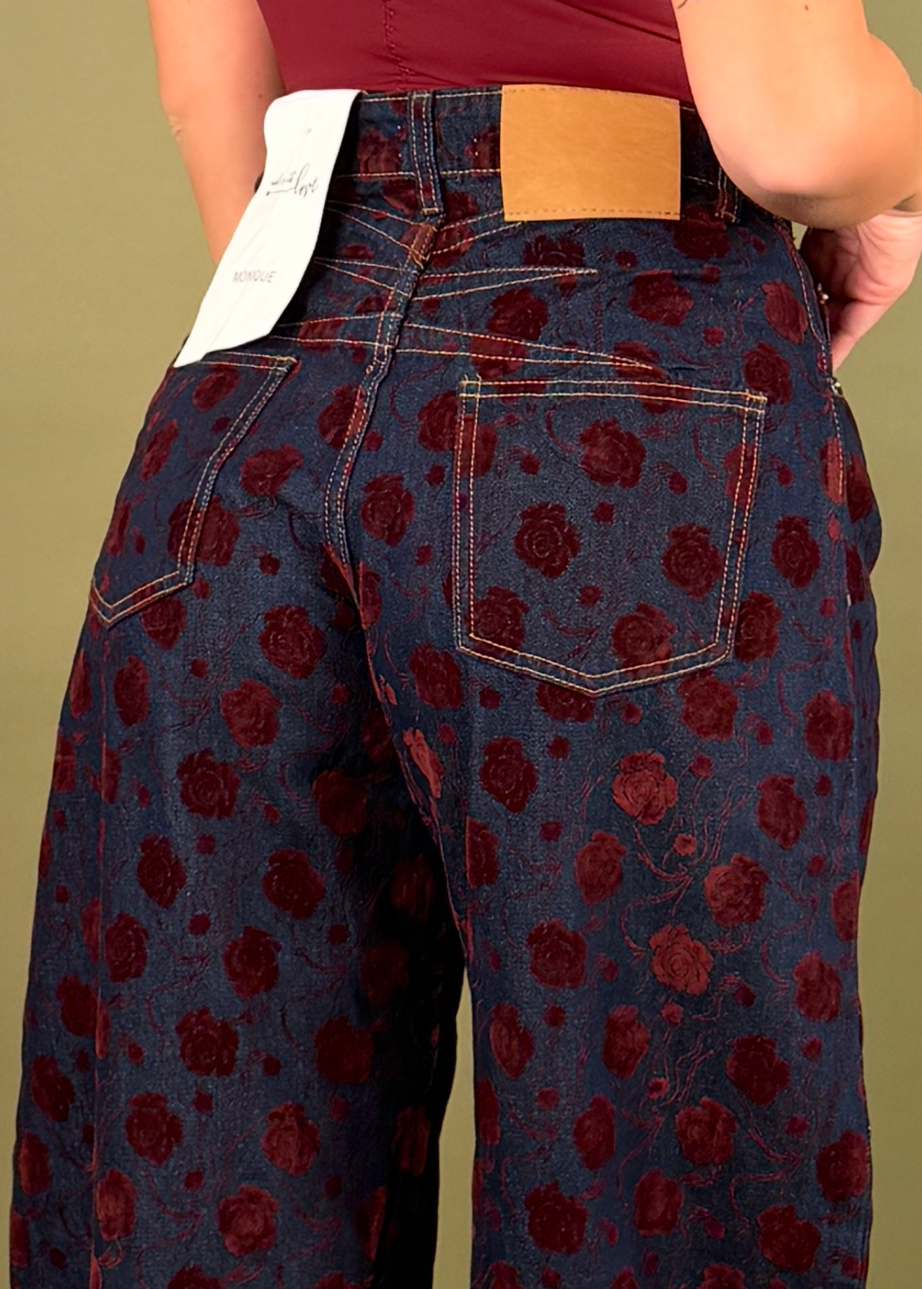 Jeans Red Rose