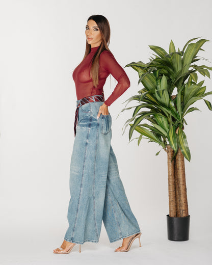 Jeans Cravatta Tie - Ammira Boutique